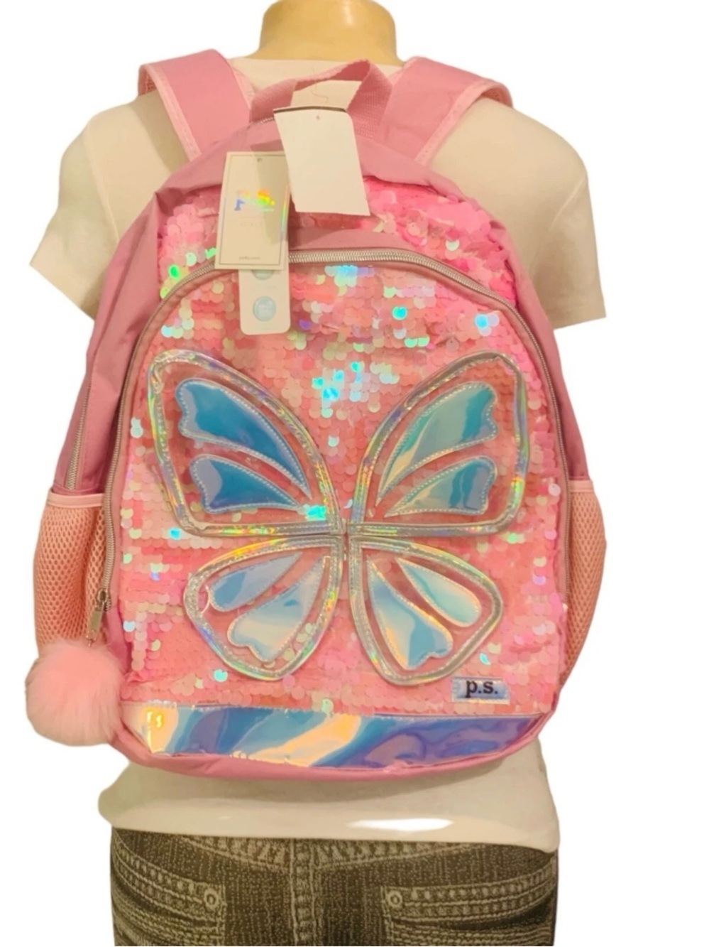 P.S. from Aeropostale Backpack, Medium Size, Pink